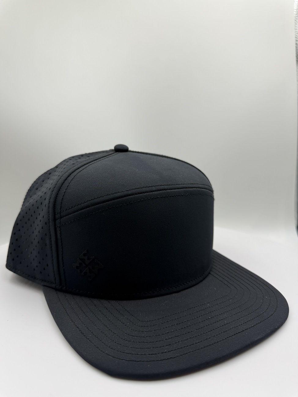 Performance Laser-Cut 7-Panel Camp Cap | Tech-Wear Ventilated Hat