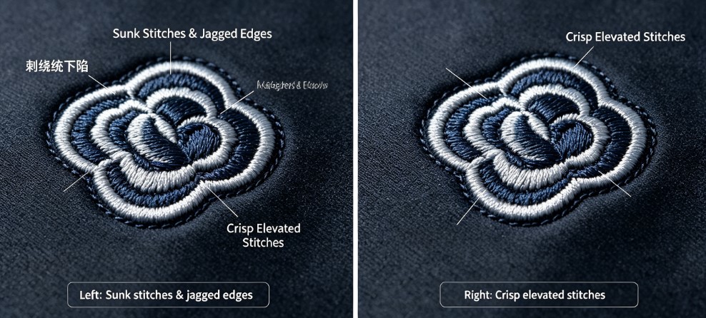 High precision custom embroidery on trucker hat mesh fabric OEM manufacturing