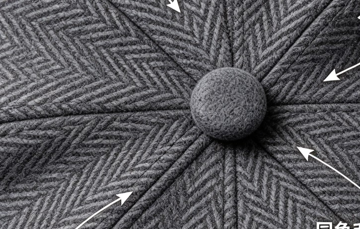 Custom newsboy cap manufacturer wholesale tweed flat caps OEM factory Custom newsboy cap manufacturer wholesale tweed flat caps OEM factory
